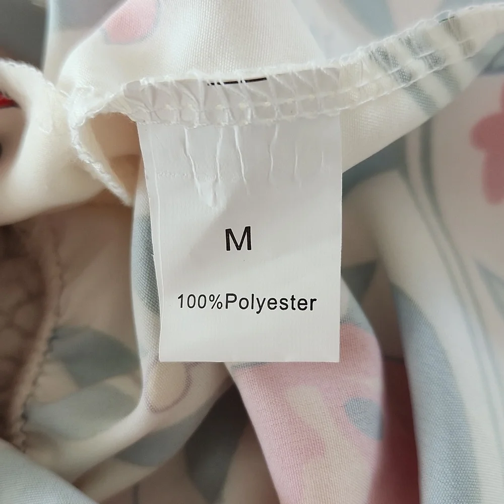 NWOT..Floral Print Handkerchief Top - Picture 7 of 7